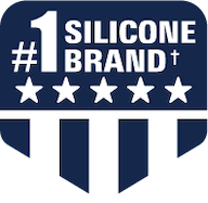 #1 silicone brand badge