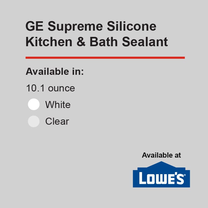 GE Sealants Supreme Silicone at Lowe’s