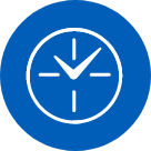 Image of a clock icon symbolizing a warranty or guarantee.