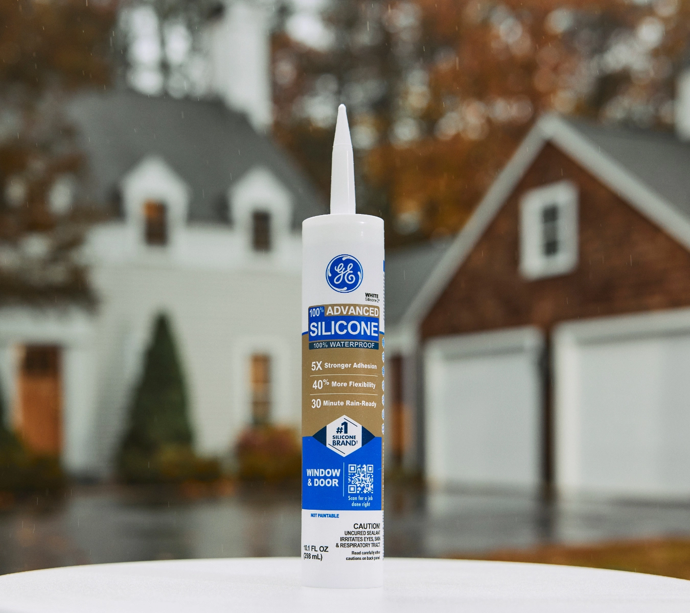 GE Advanced Silicone Window & Door Sealant.