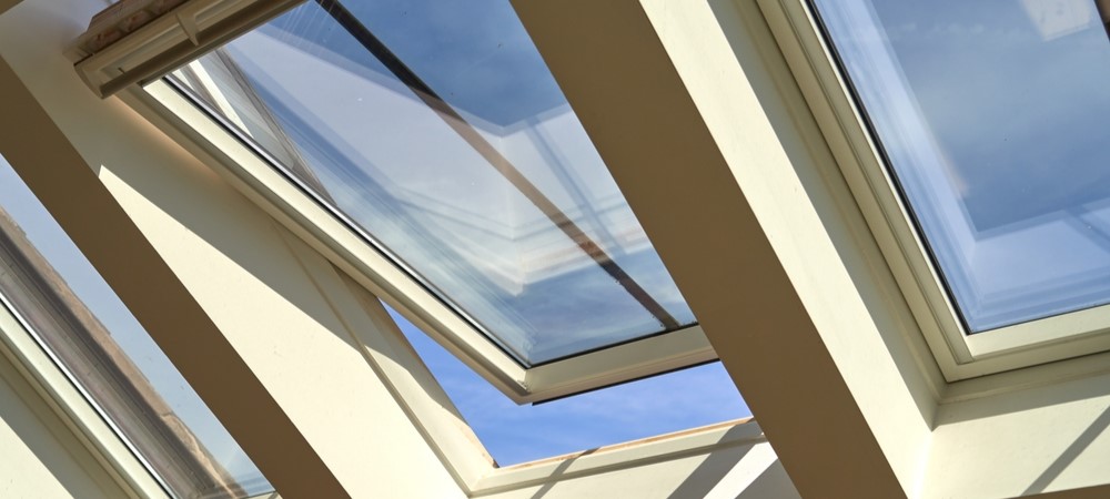 skylight with sky background