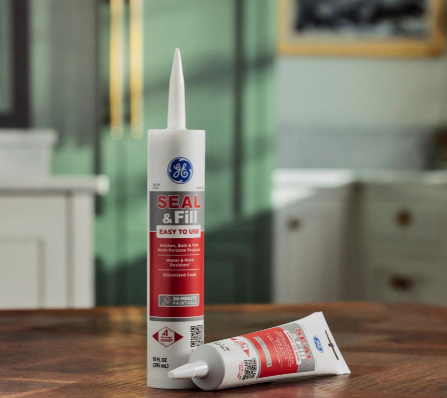 A photo of GE Seal and Fill Kitchen & Bath Caulk