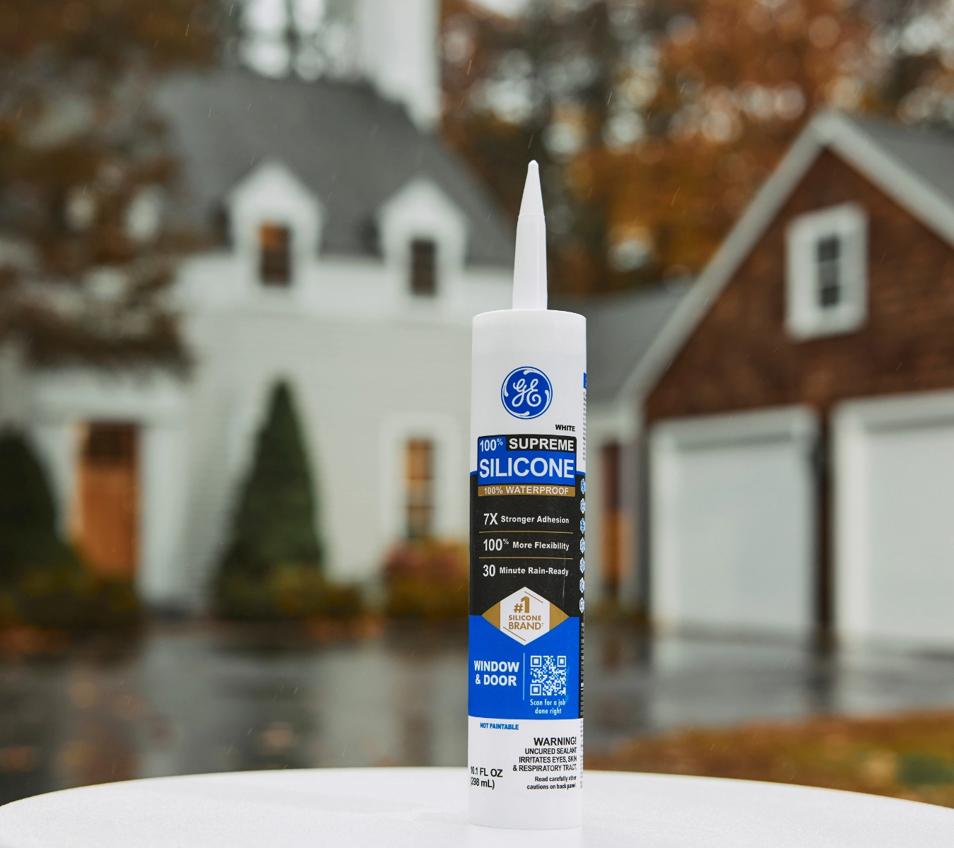 GE sealants for kitchen, exterior, and indoor repairs.