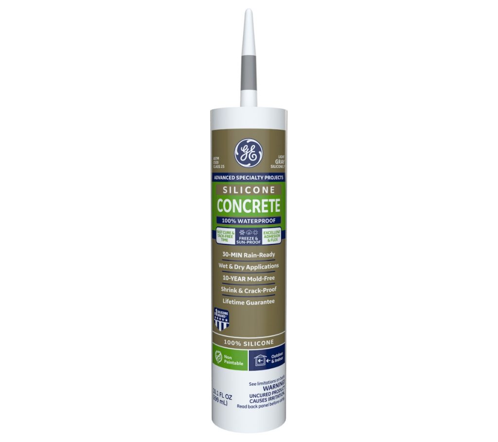 GE Concrete Silicone Sealant.