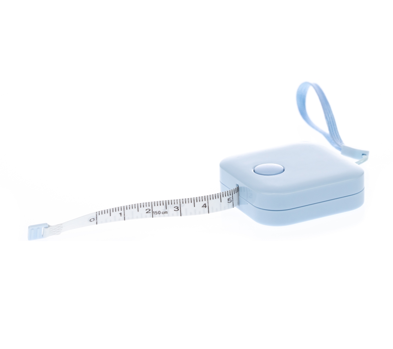 A pocket-sized tape measure.