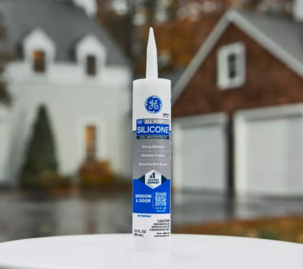 Photo of GE All Purpose Silicone Sealant.